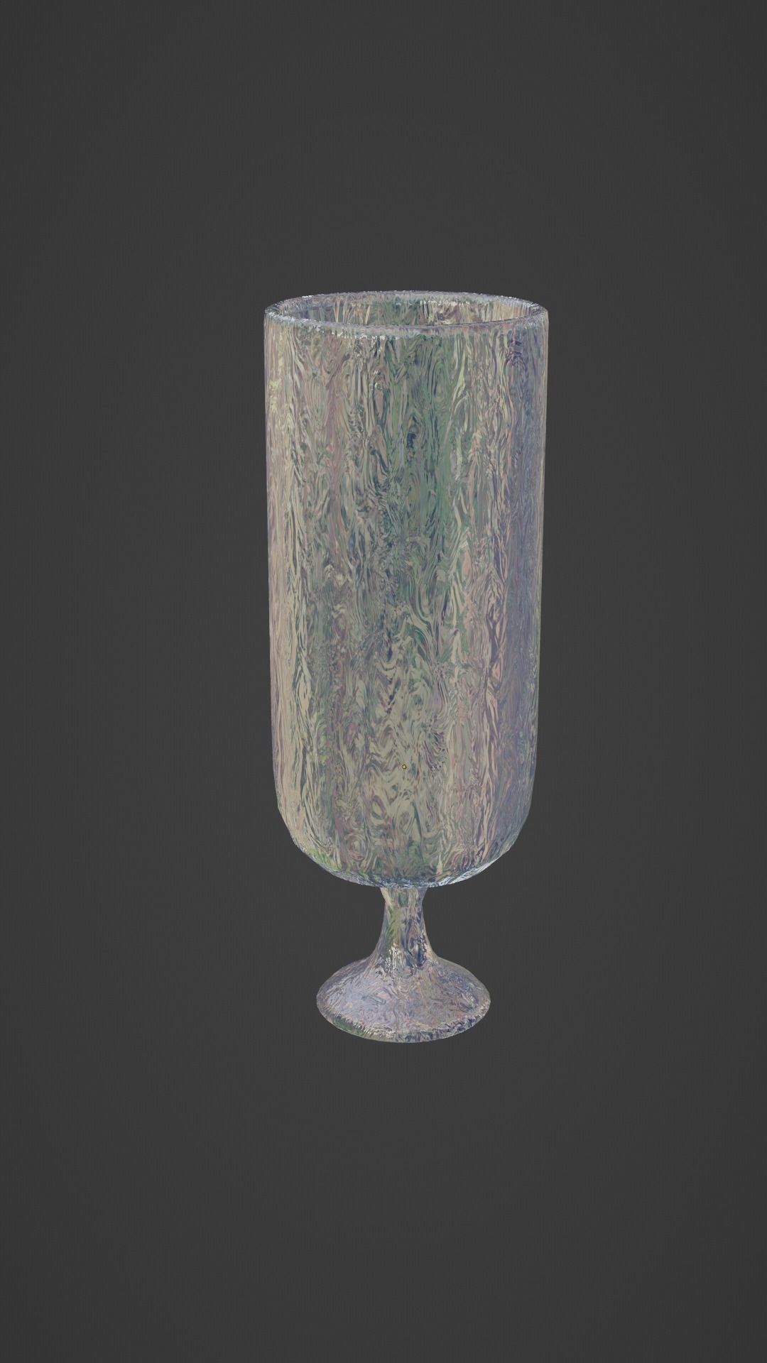 Crystal Drinking Glasses Low-poly 3D model_26