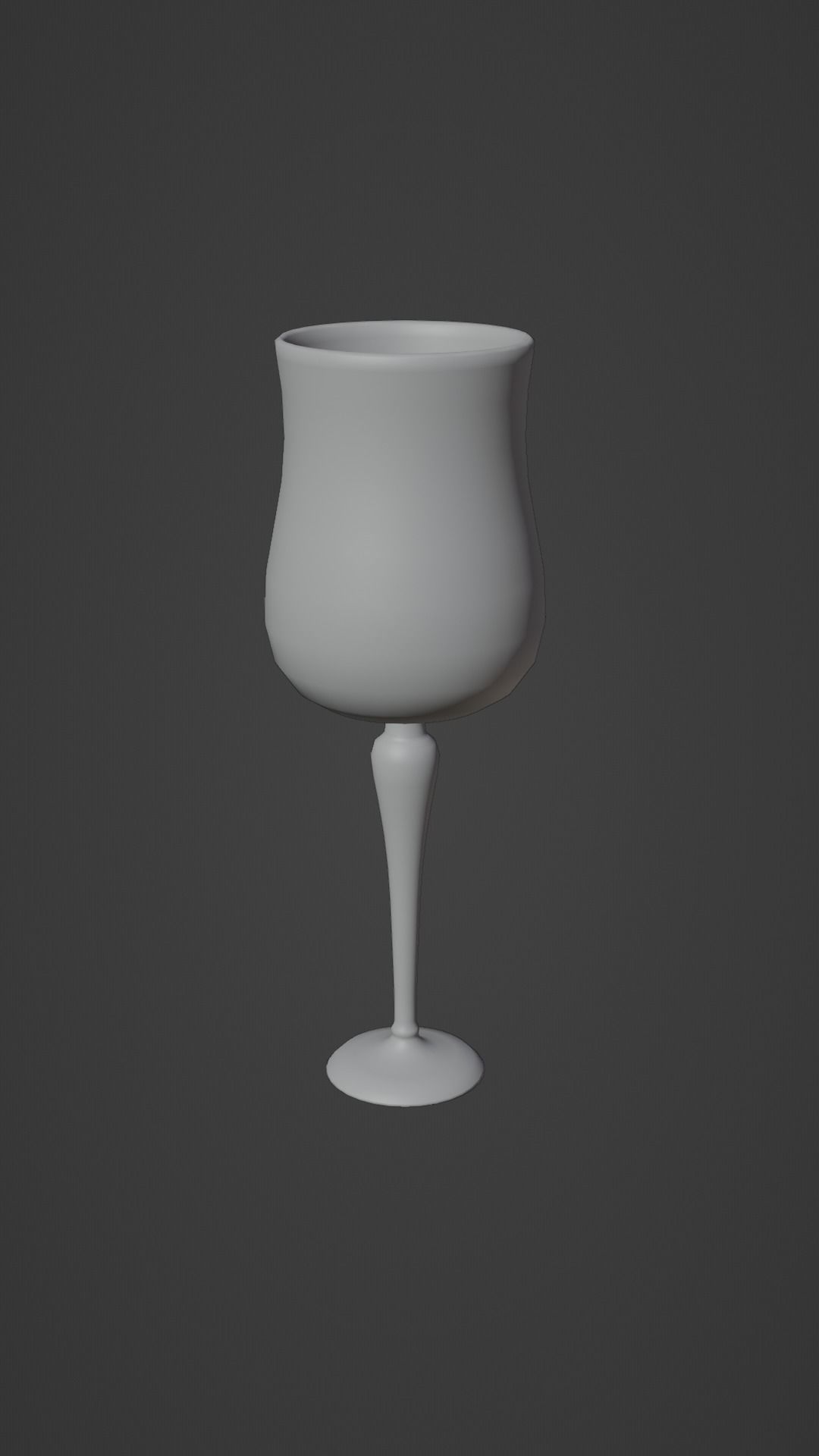 Crystal Drinking Glasses Low-poly 3D model_15