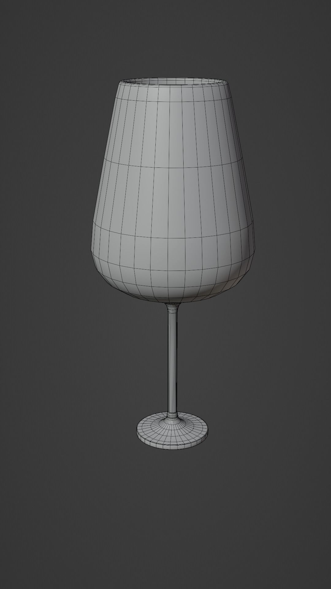 Crystal Drinking Glasses Low-poly 3D model_32