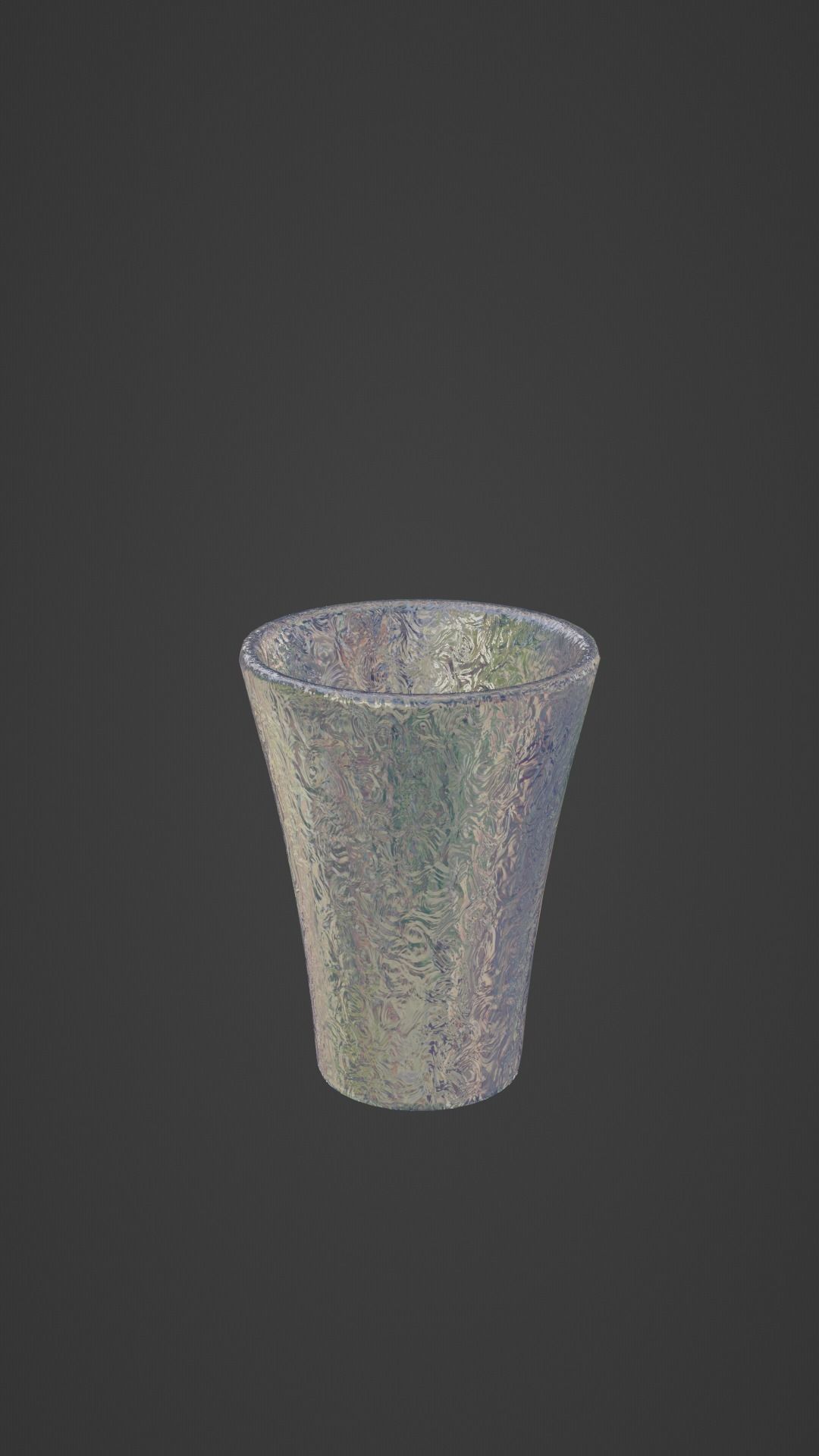 Crystal Drinking Glasses Low-poly 3D model_22