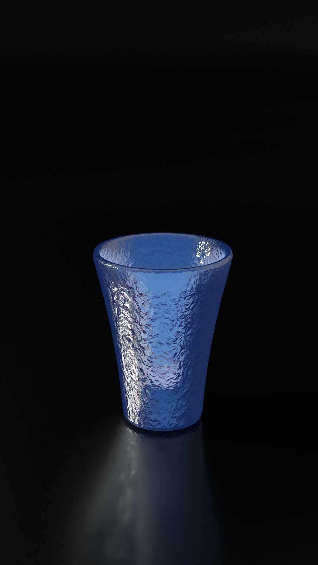 Crystal Drinking Glasses Low-poly 3D model_21