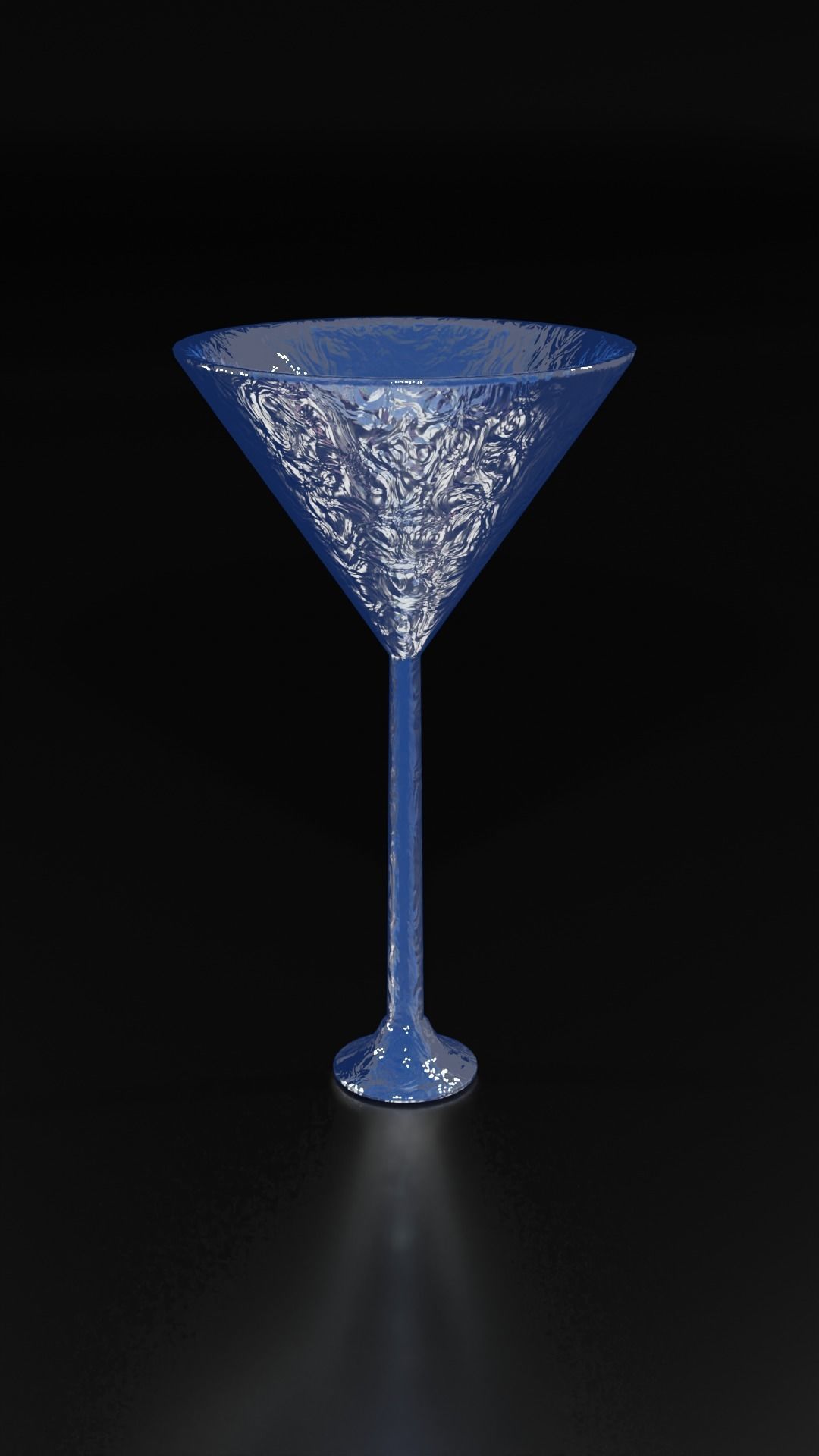 Crystal Drinking Glasses Low-poly 3D model_17