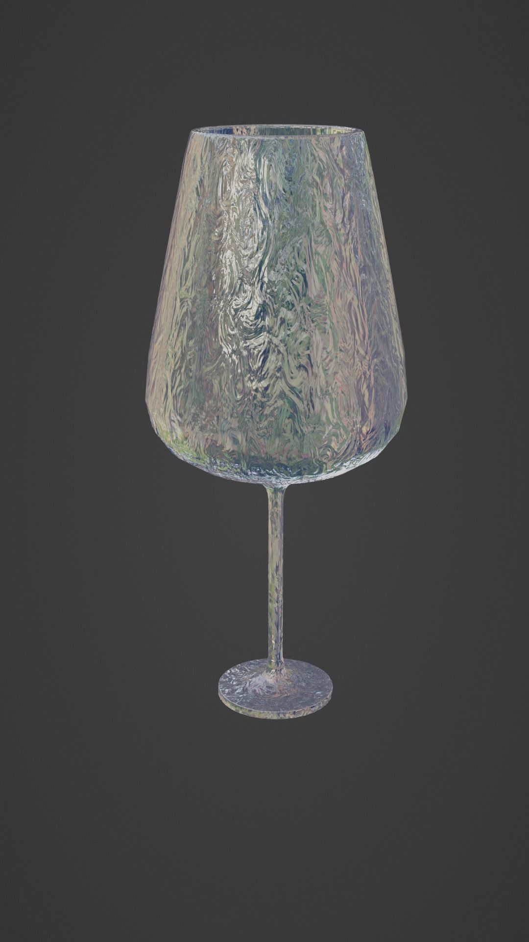 Crystal Drinking Glasses Low-poly 3D model_30
