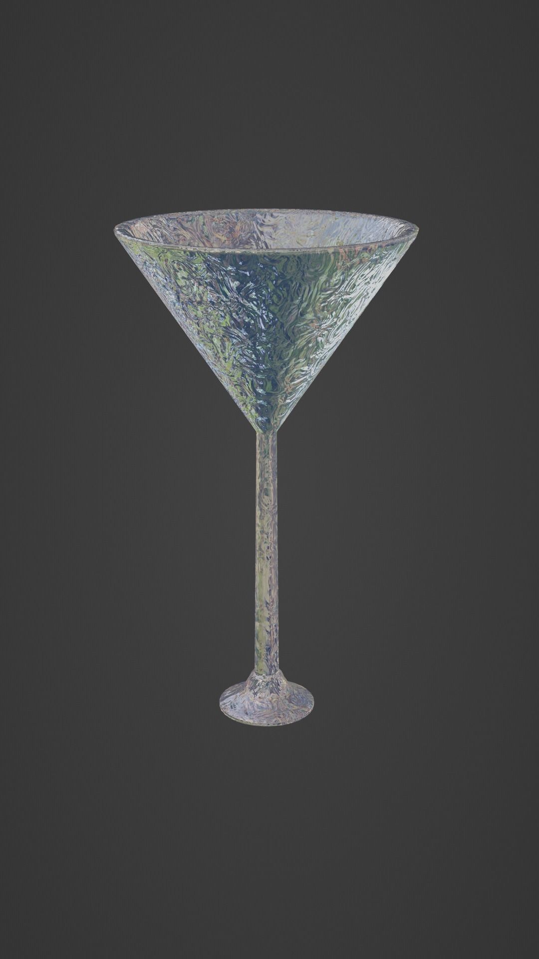 Crystal Drinking Glasses Low-poly 3D model_18