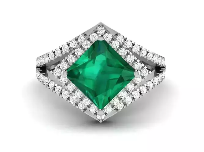 Solitaire Wedding Engagement Women Princess Ring