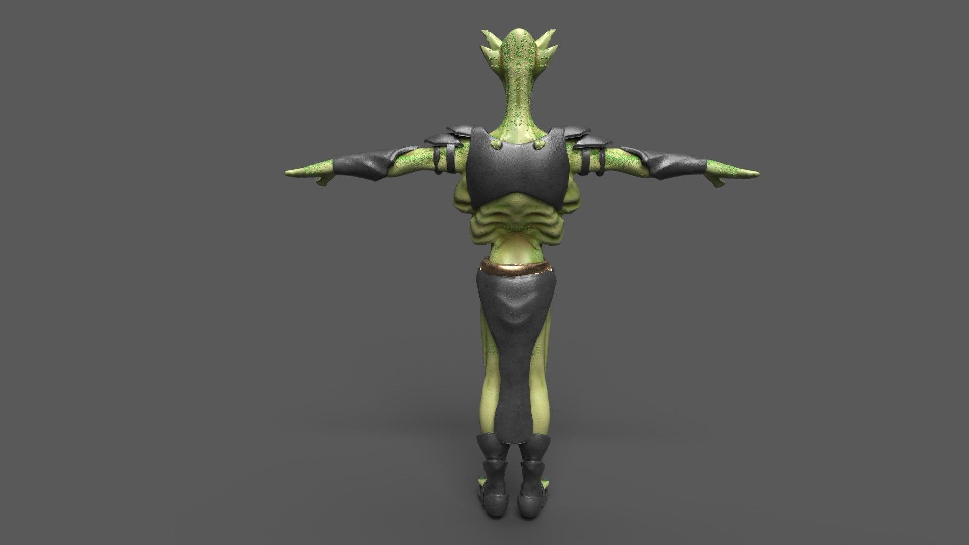 Monster 3d Character Low-poly 3D model_5