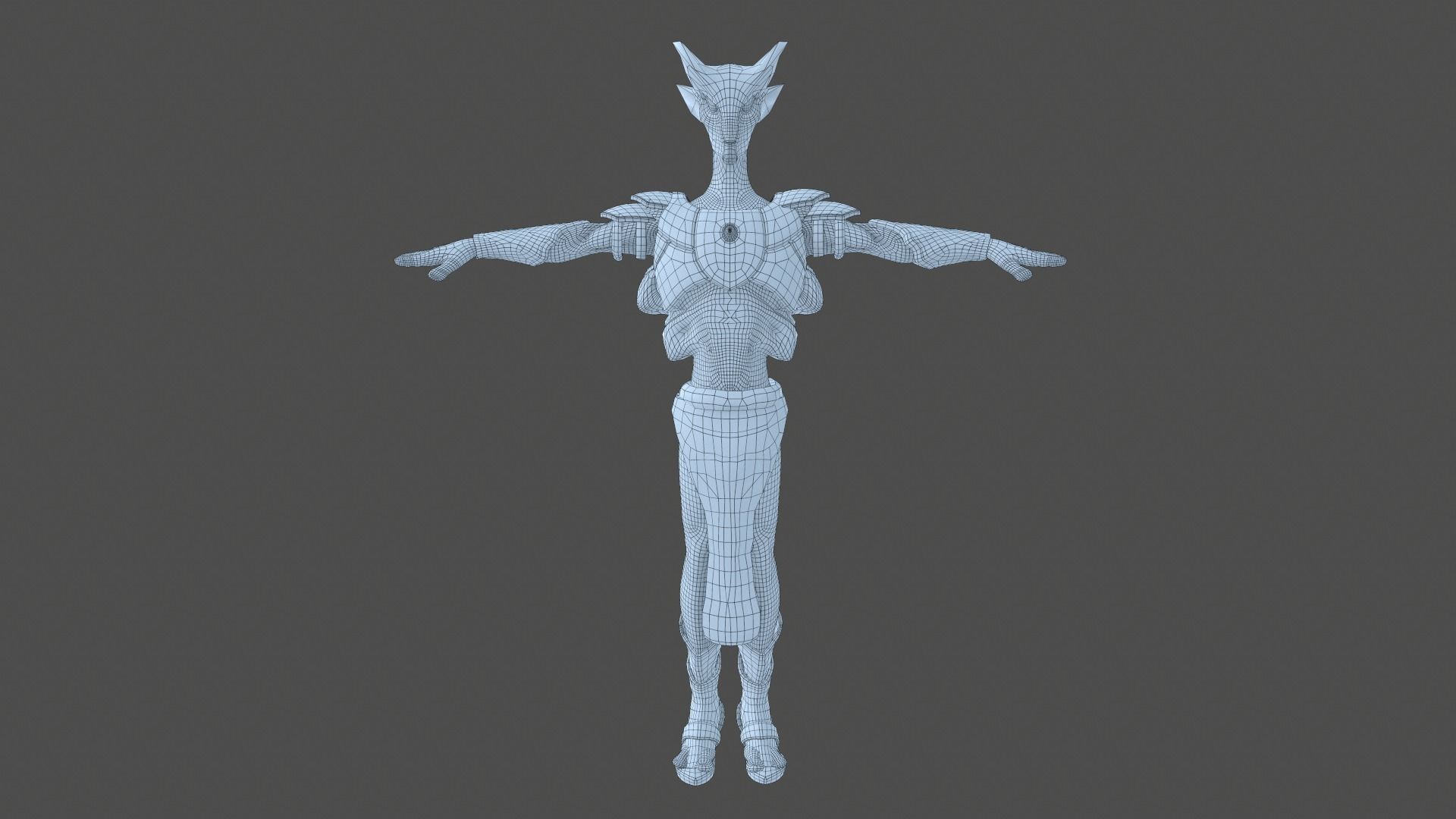 Monster 3d Character Low-poly 3D model_6