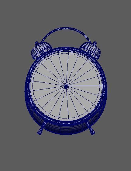 Alarm Clock 3D model_6