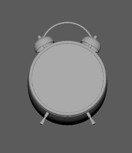 Alarm Clock 3D model_2