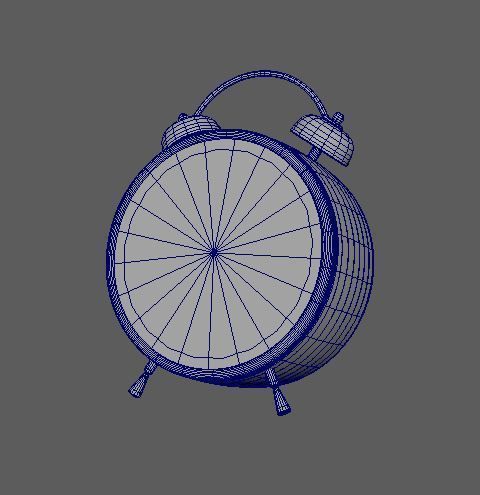 Alarm Clock 3D model_5