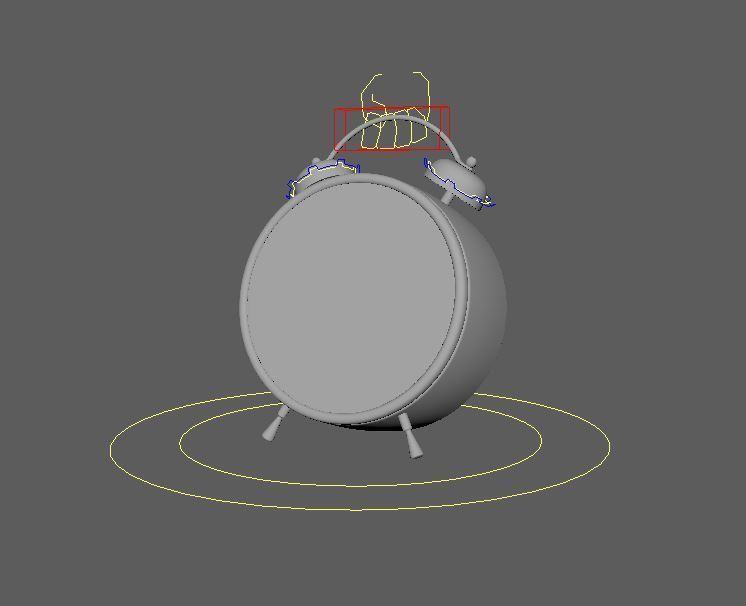 Alarm Clock 3D model_3