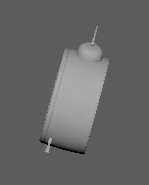 Alarm Clock 3D model_4