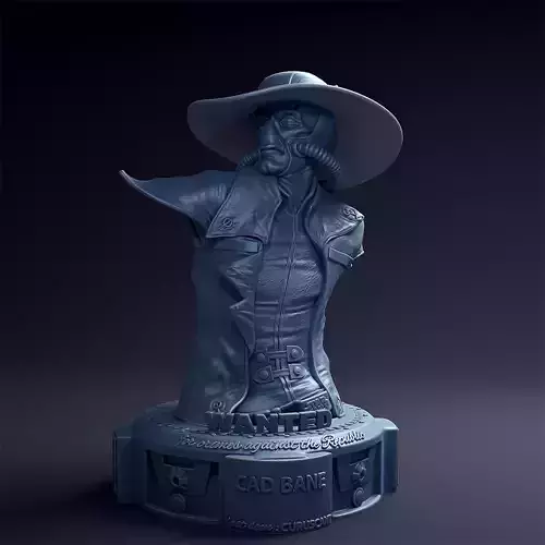 CAD bane BUST stl 