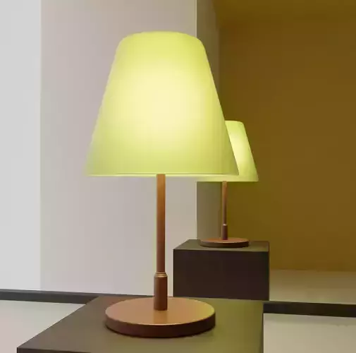 Lamp 3d model  Low-poly 3D model