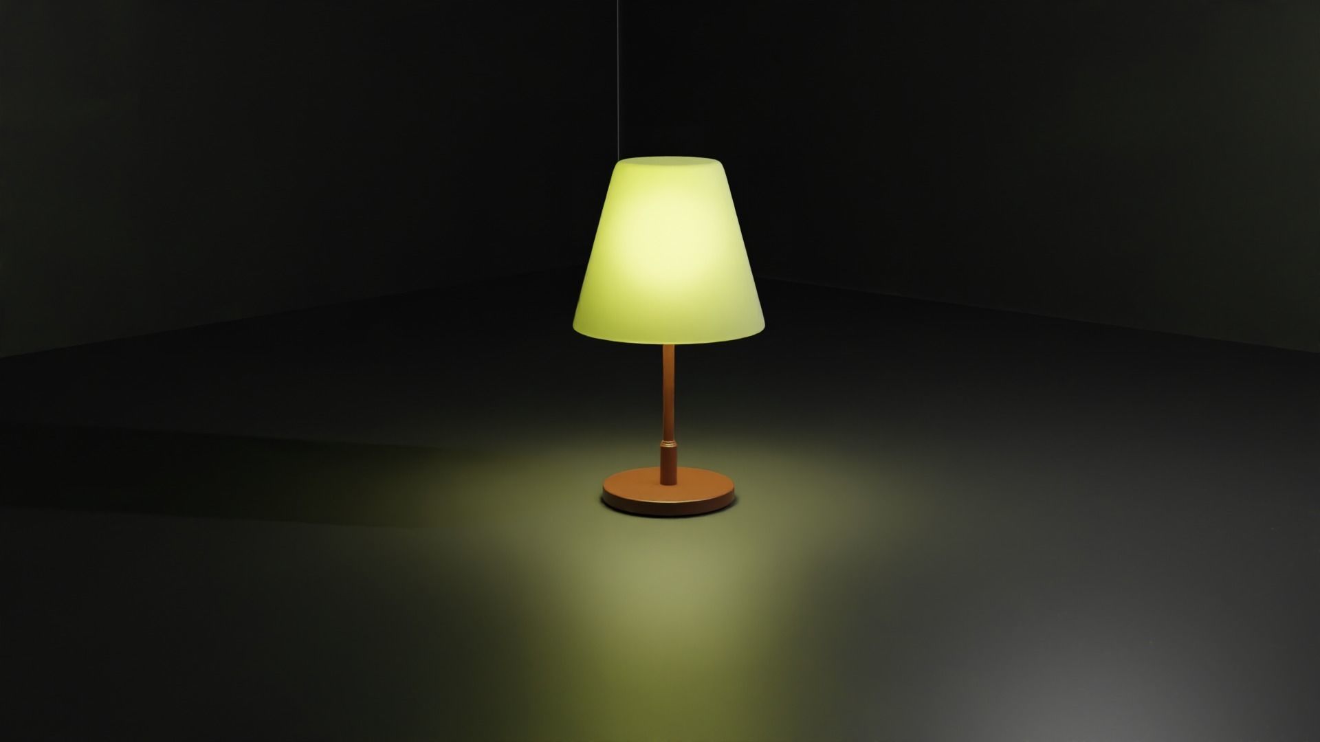 Lamp 3d model  Low-poly 3D model_2