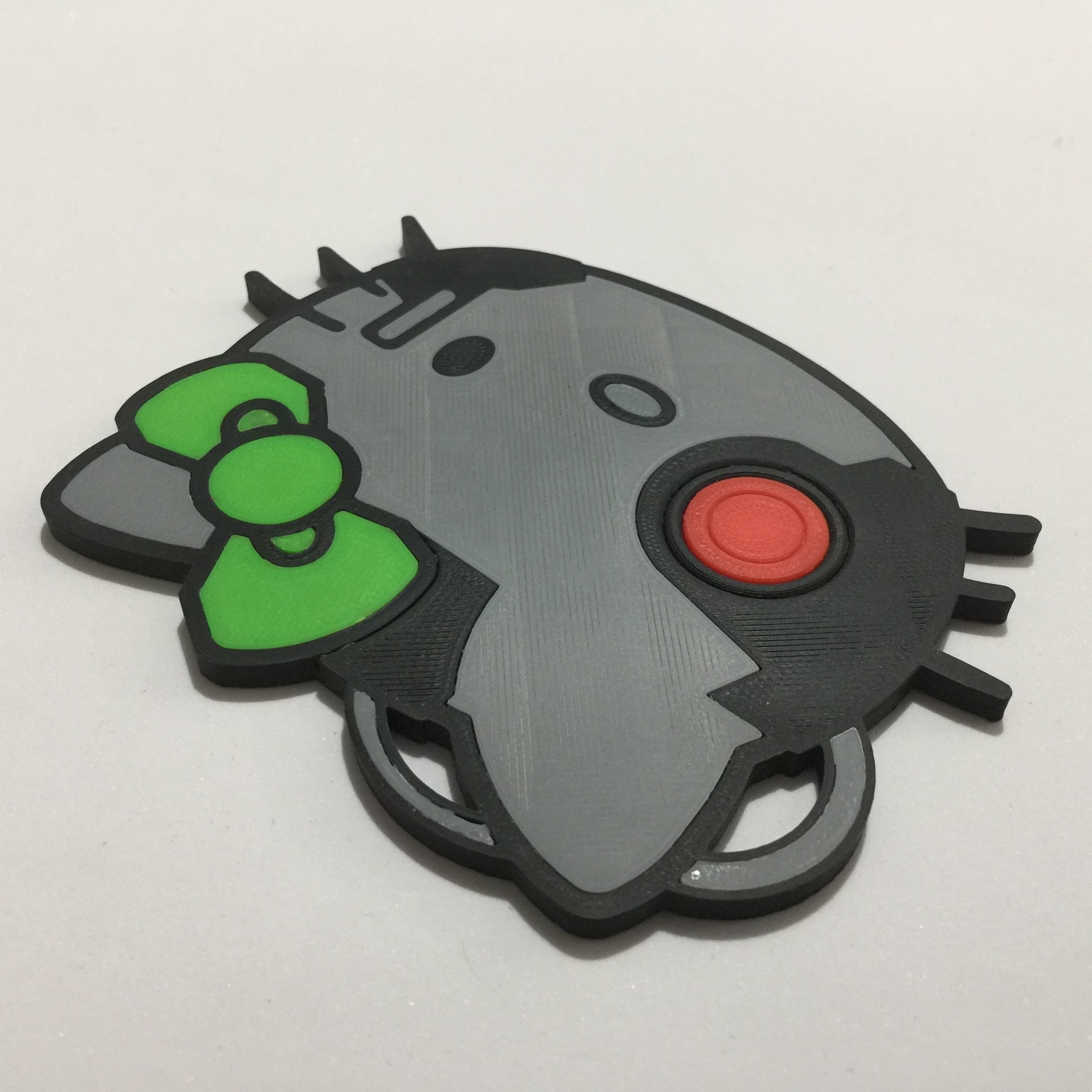 Hello Borgy Coaster 3D print model_4