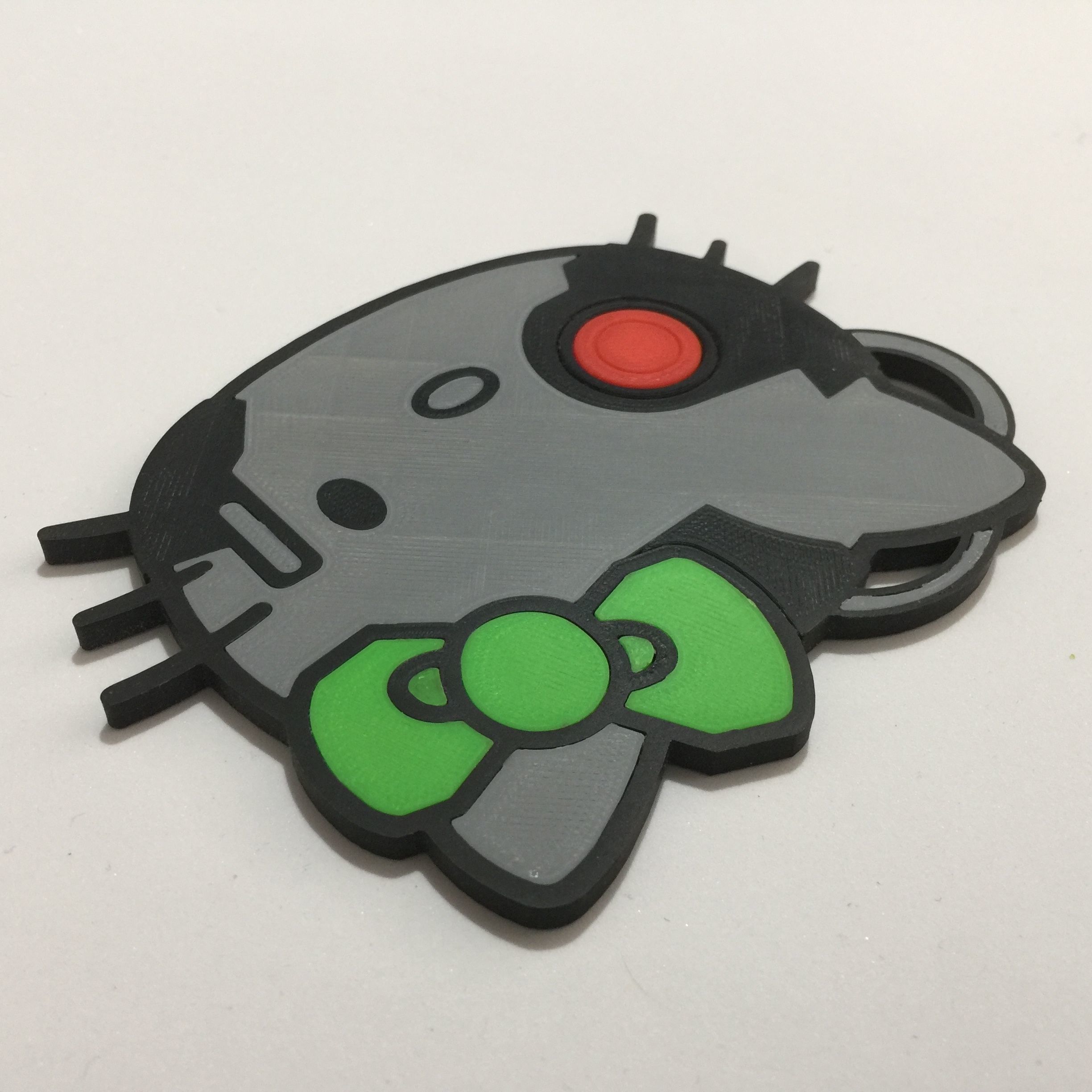 Hello Borgy Coaster 3D print model_3