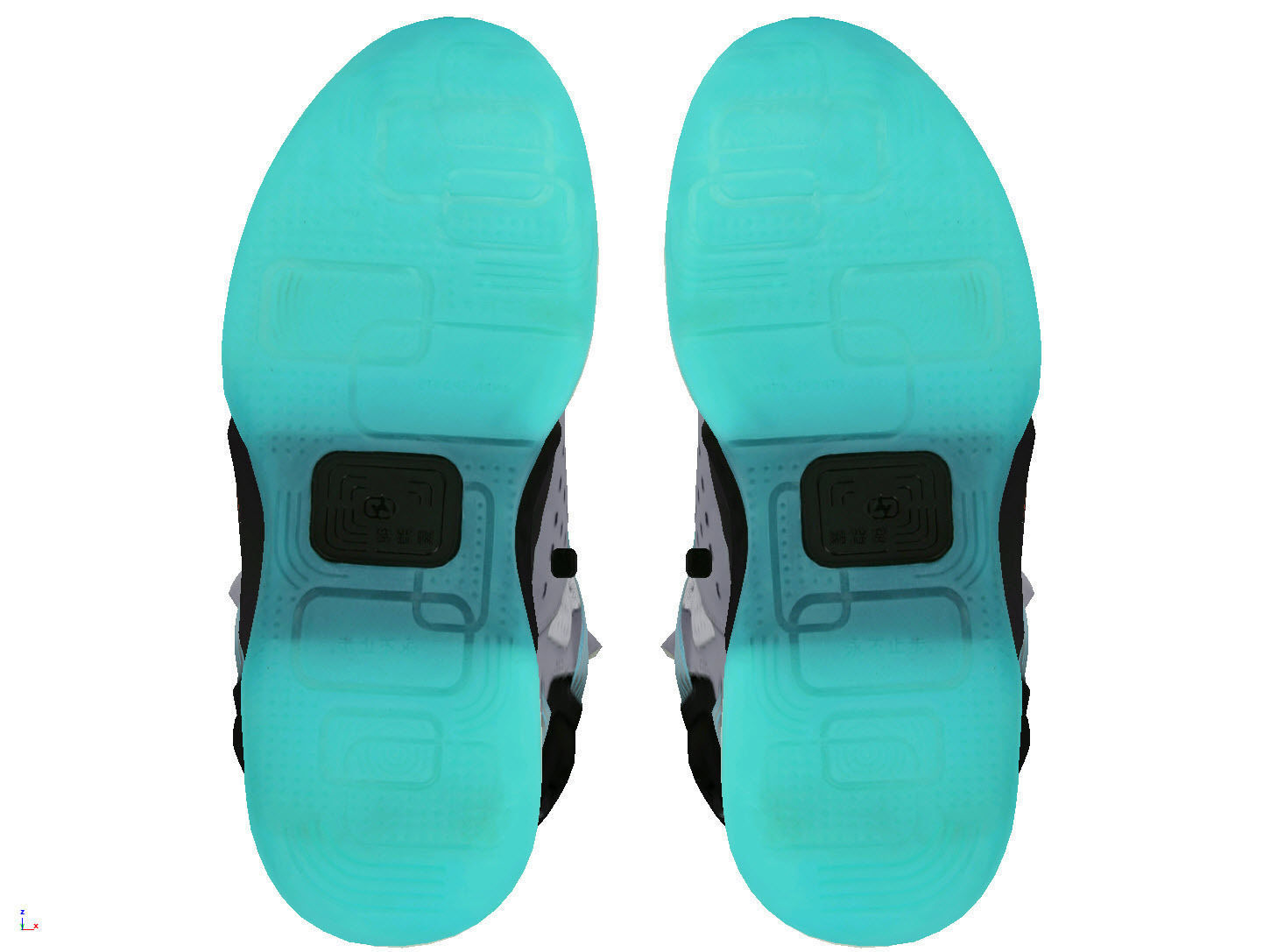 Cyberpunk fashion sneaker 4 Urban Techwear scifi future shoes  Low-poly 3D model_7