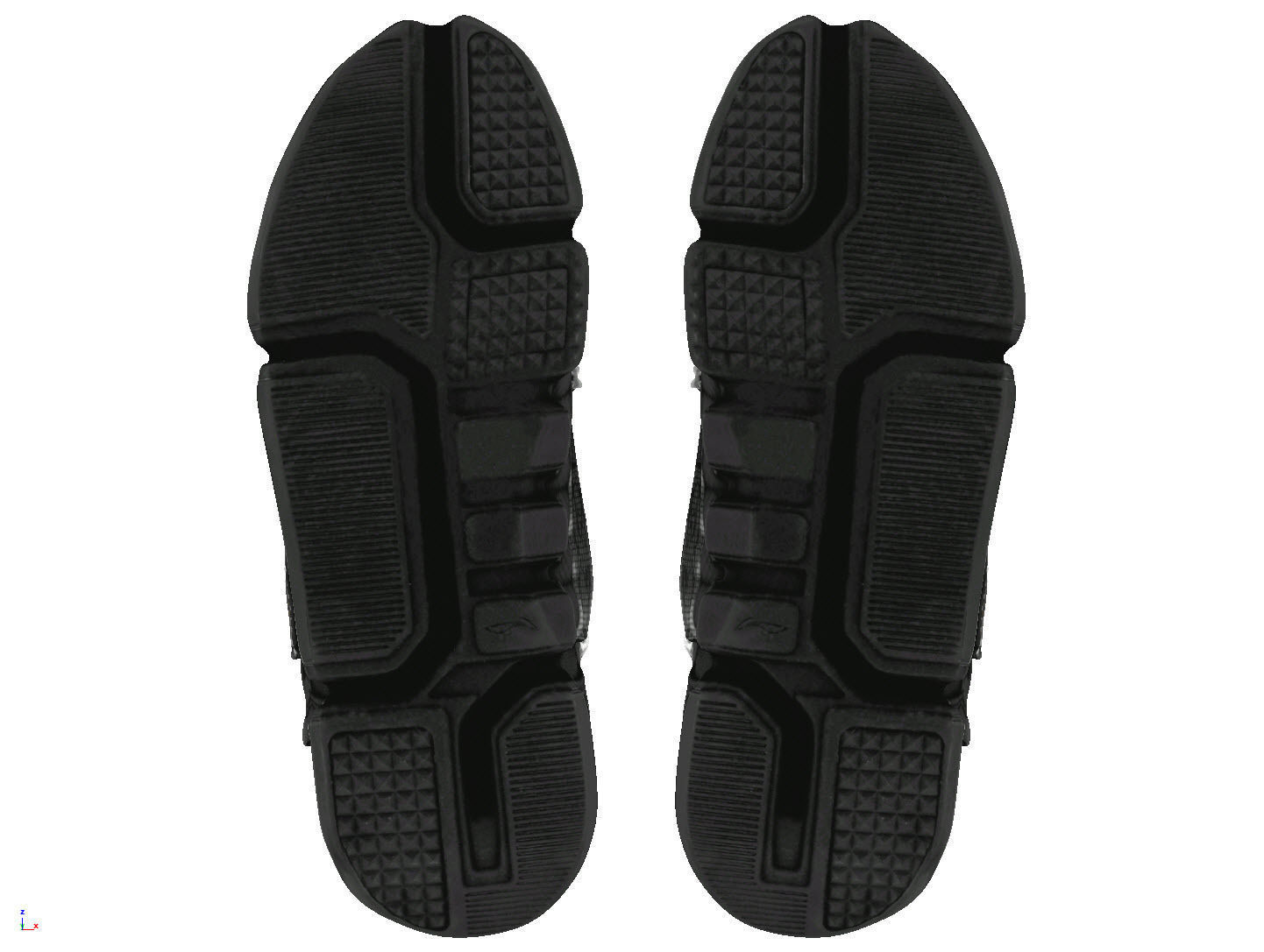 Cyberpunk fashion sneaker 5 Urban Techwear scifi future shoes  Low-poly 3D model_6