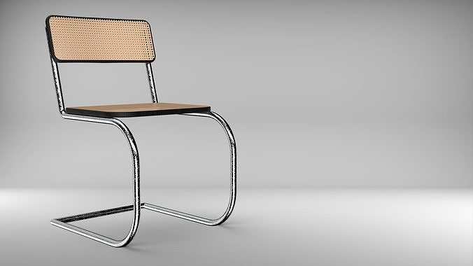 Cesca Chair by Marcel Breuer 3D model