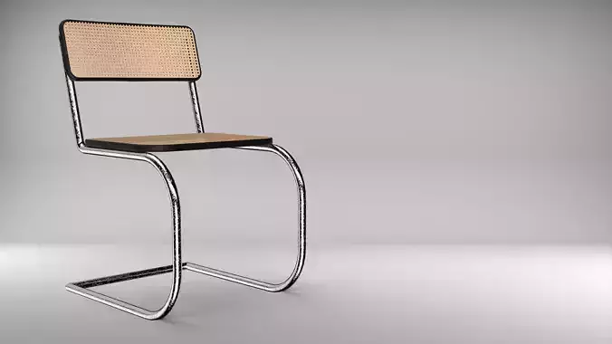 Cesca Chair by Marcel Breuer 3D model