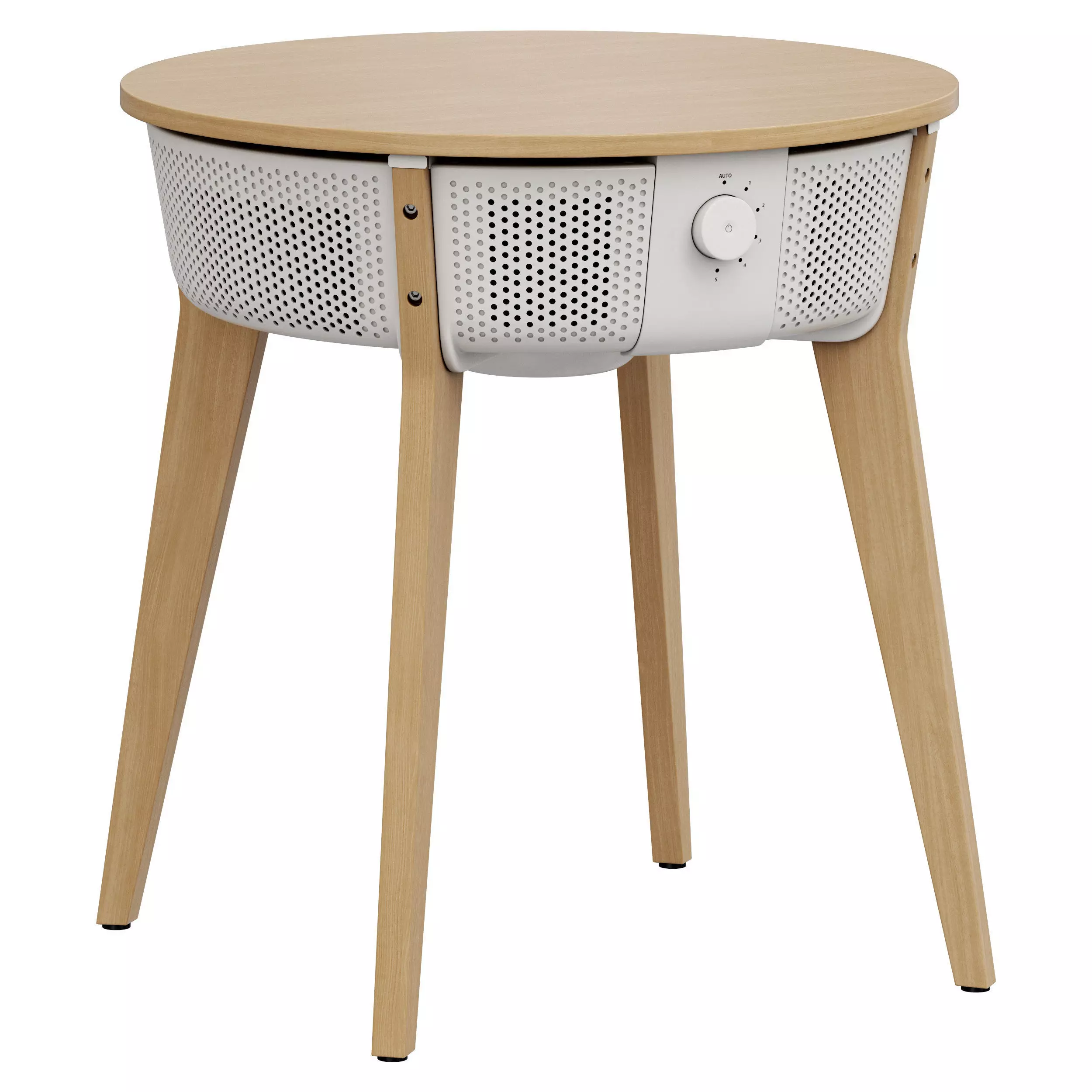 Ikea STARKVIND table with air purifier 3D model_0