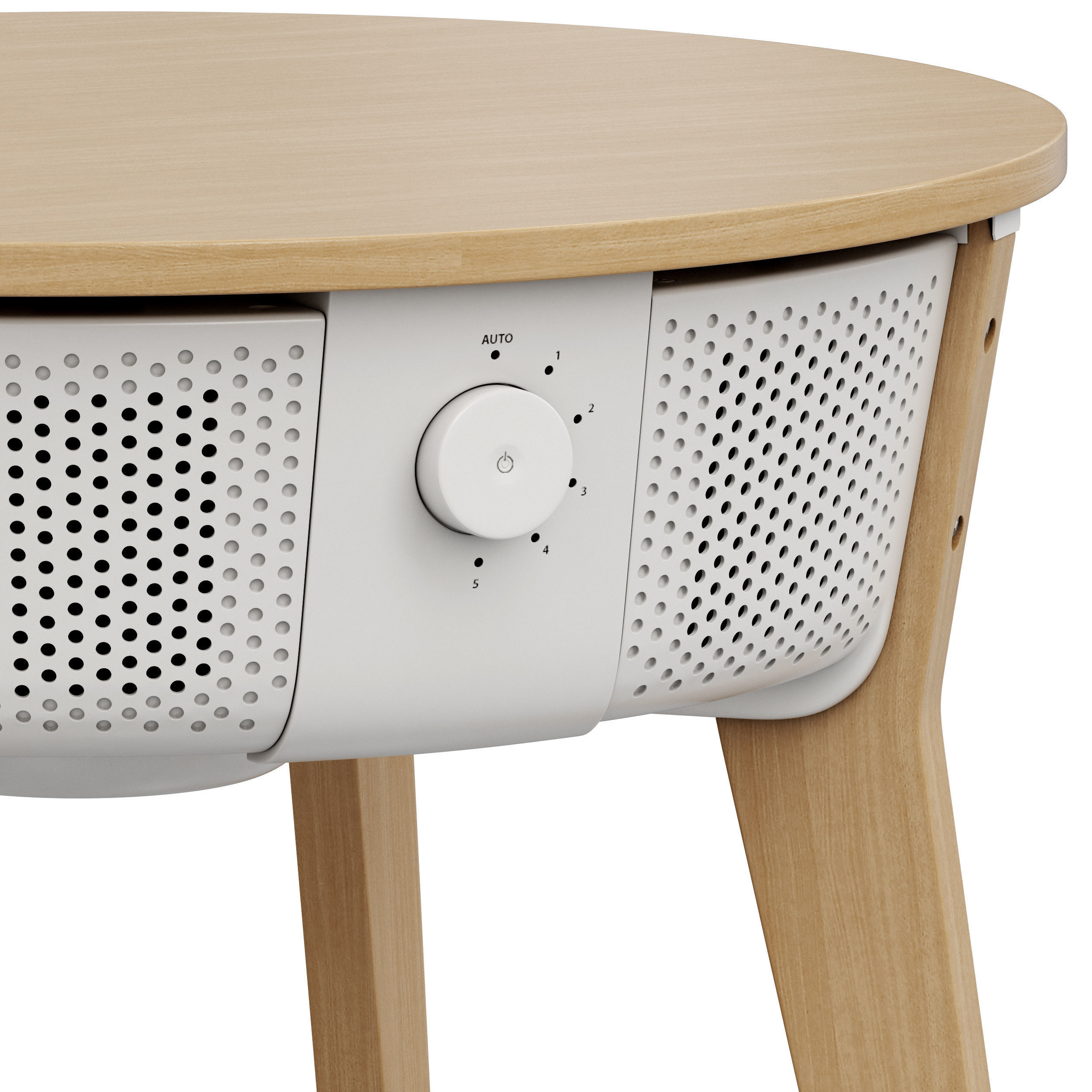 Ikea STARKVIND table with air purifier 3D model_3