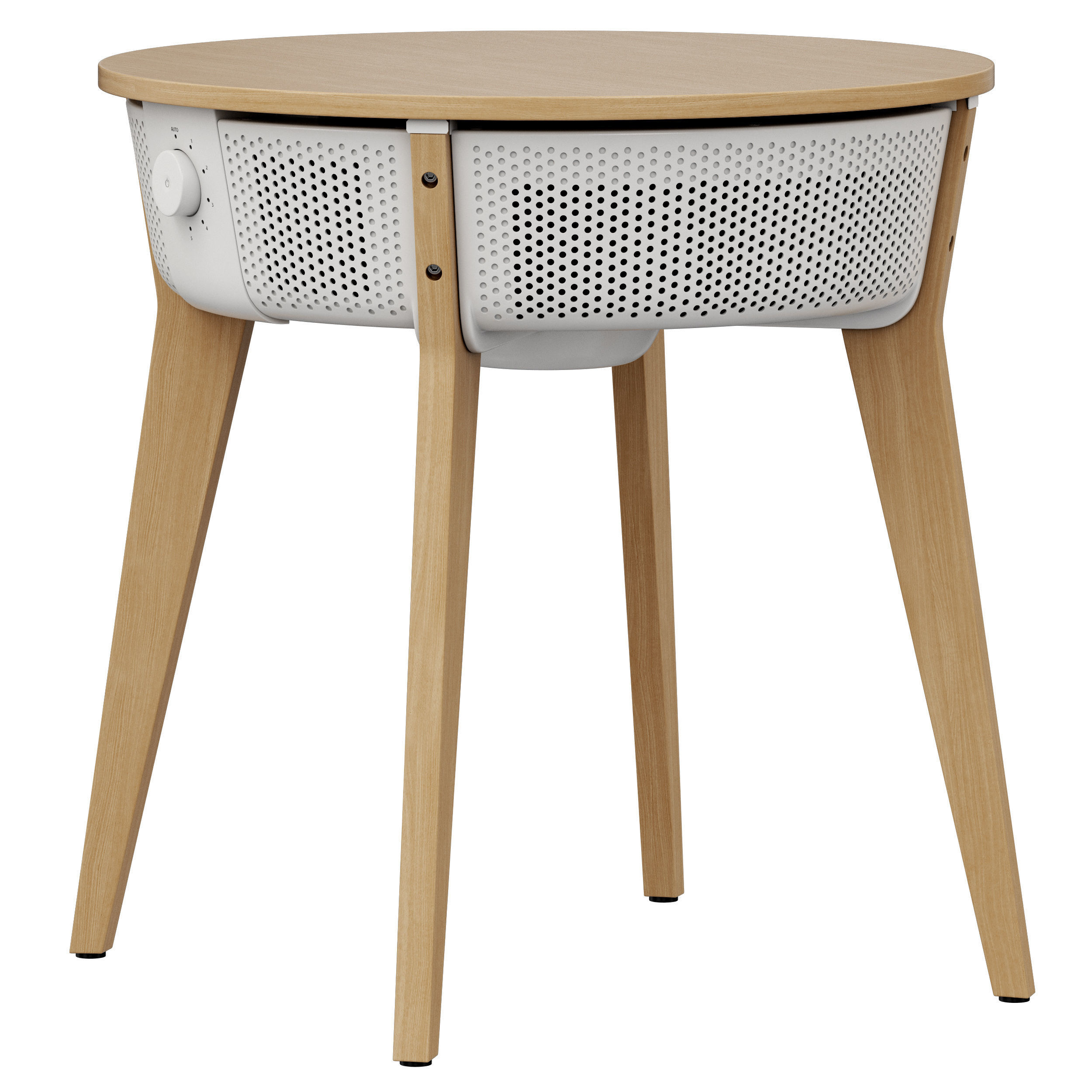 Ikea STARKVIND table with air purifier 3D model_2