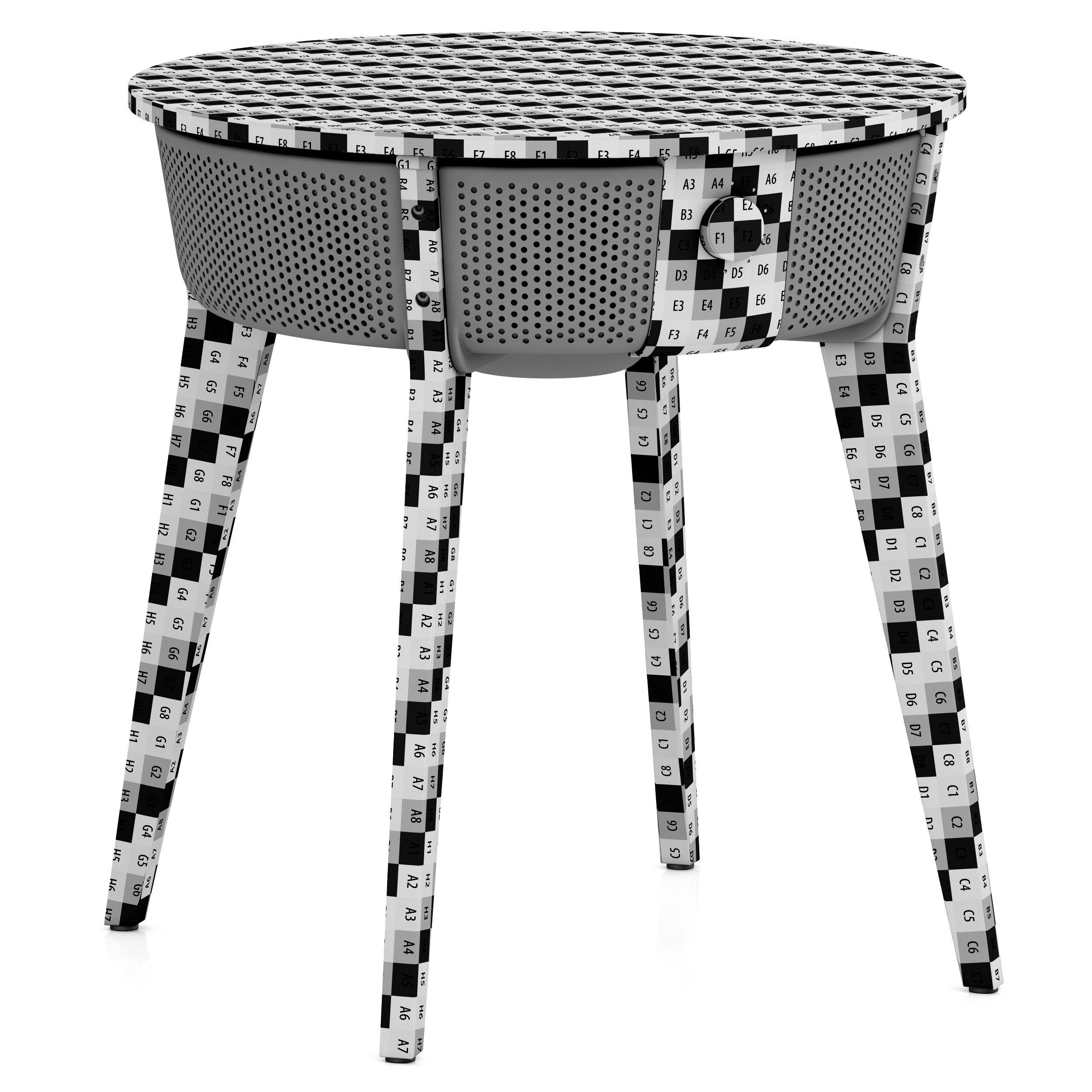 Ikea STARKVIND table with air purifier 3D model_7