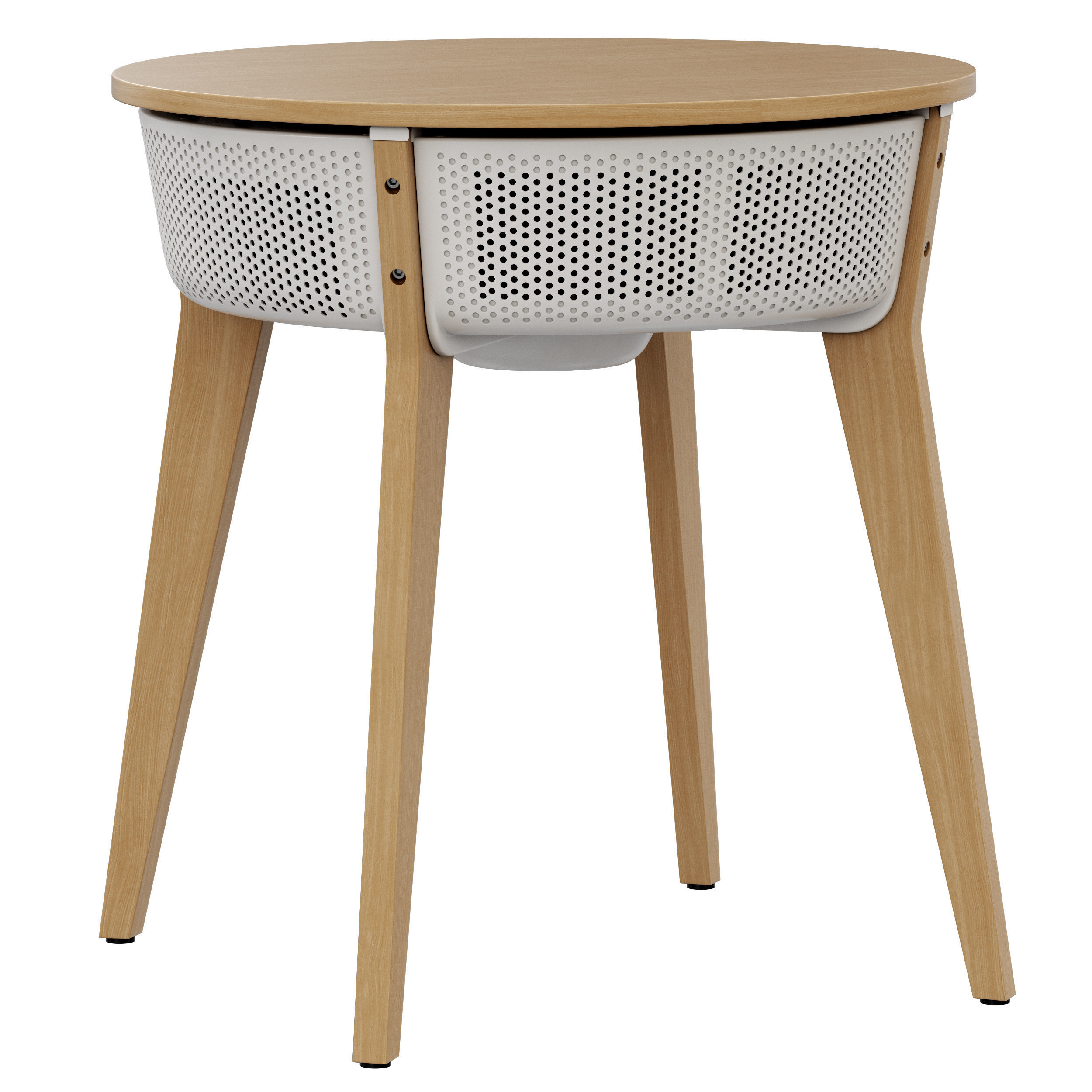 Ikea STARKVIND table with air purifier 3D model_4