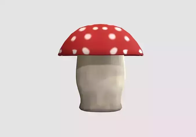 red dotted mushroom 