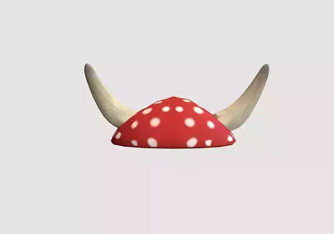 red dotted hat 