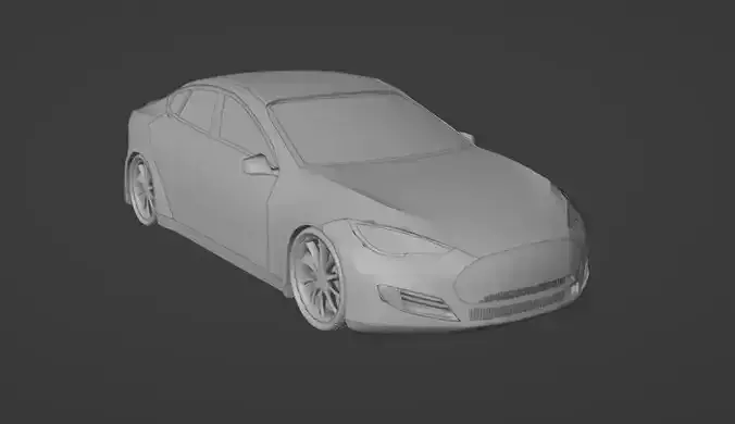 3d Model of Tesla model 3 3D print model