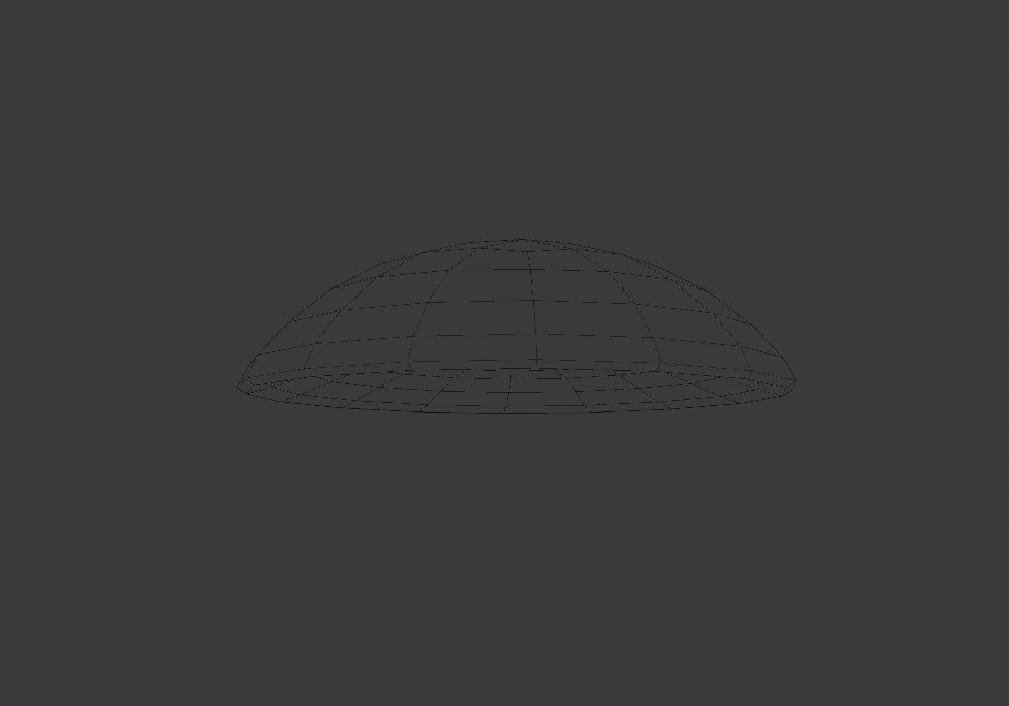 dotted hat headgear 3D model_8