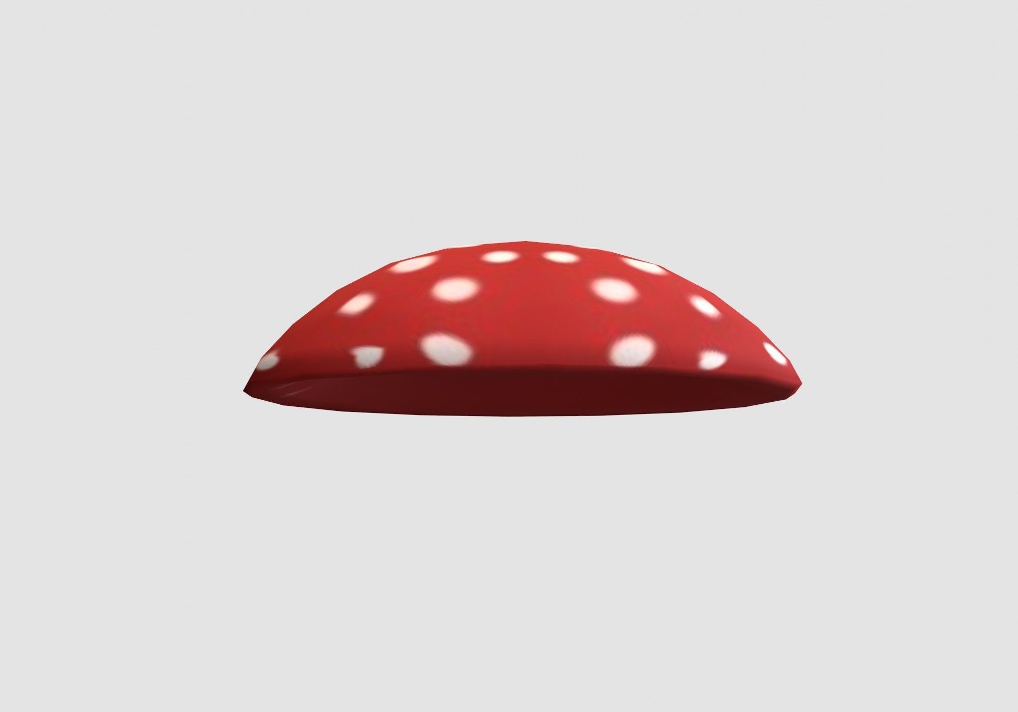 dotted hat headgear 3D model_4