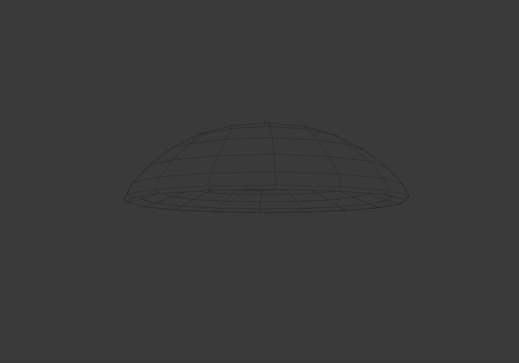 dotted hat headgear 3D model_9