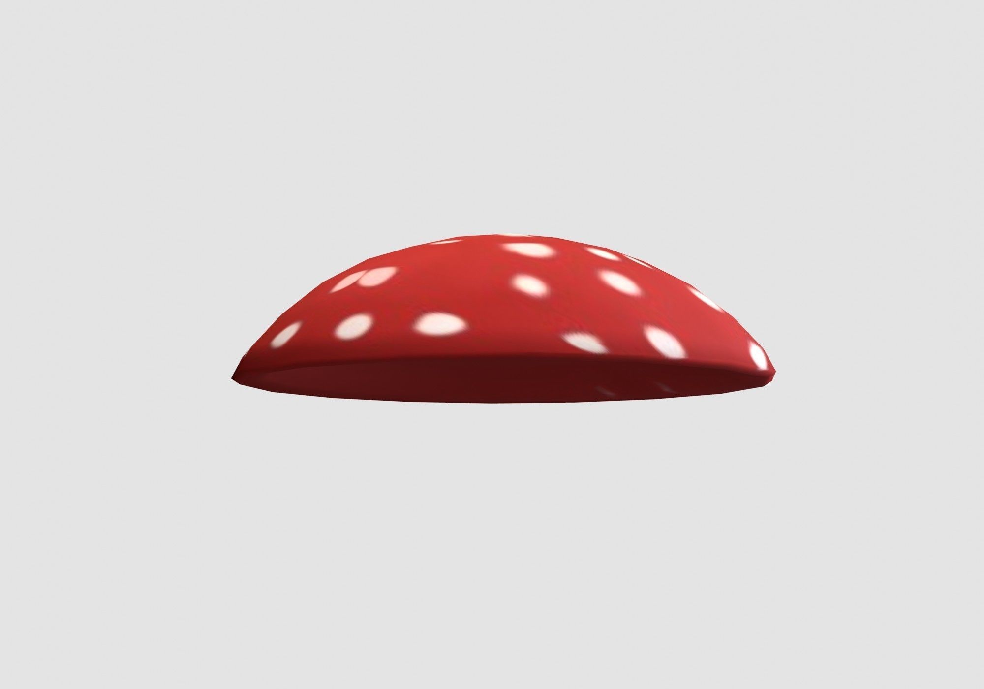 dotted hat headgear 3D model_1