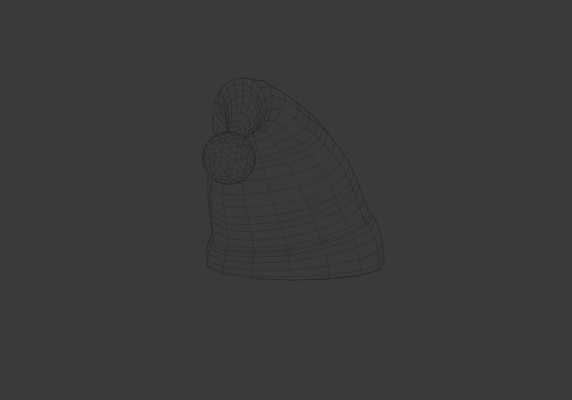 christmas hat headgear  3D model_8