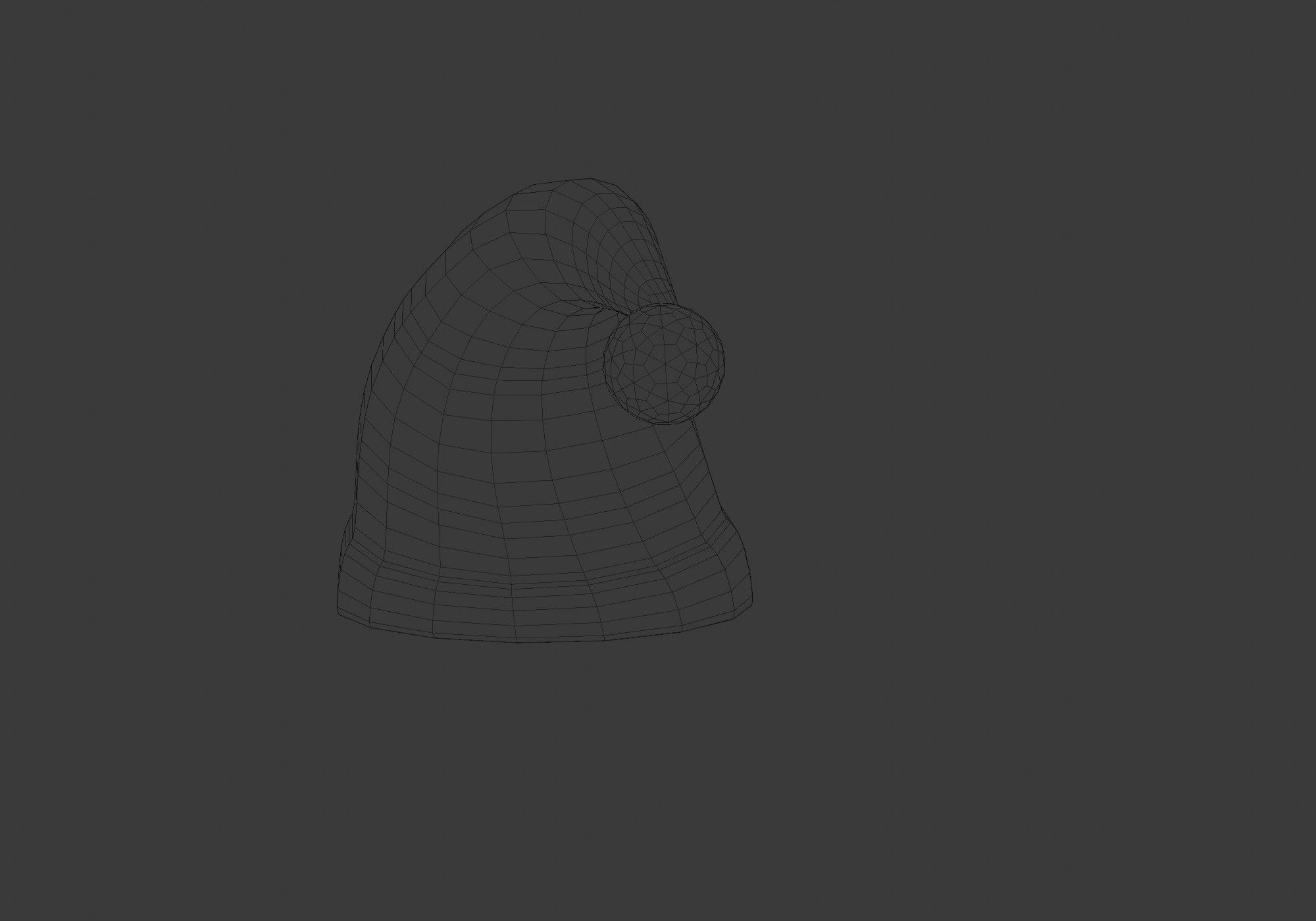 christmas hat headgear  3D model_9