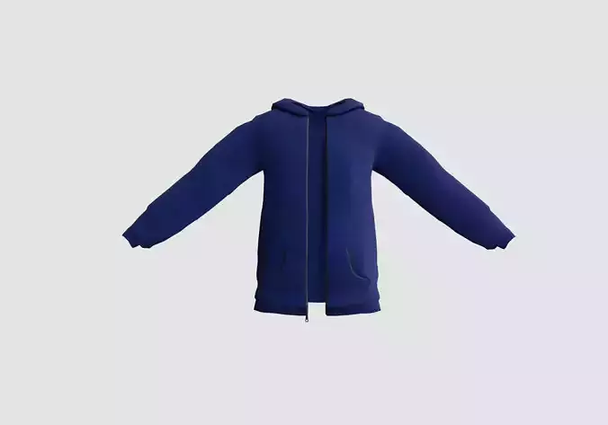 blue jacket cloth 