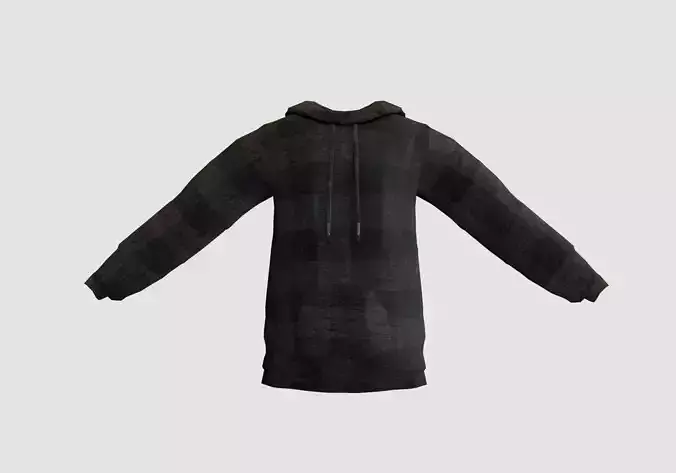 black checkered hoodie 