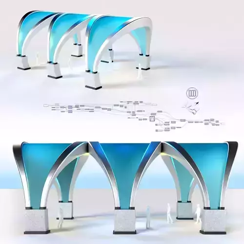 Shade Structure Architectural Stand Alone Structure