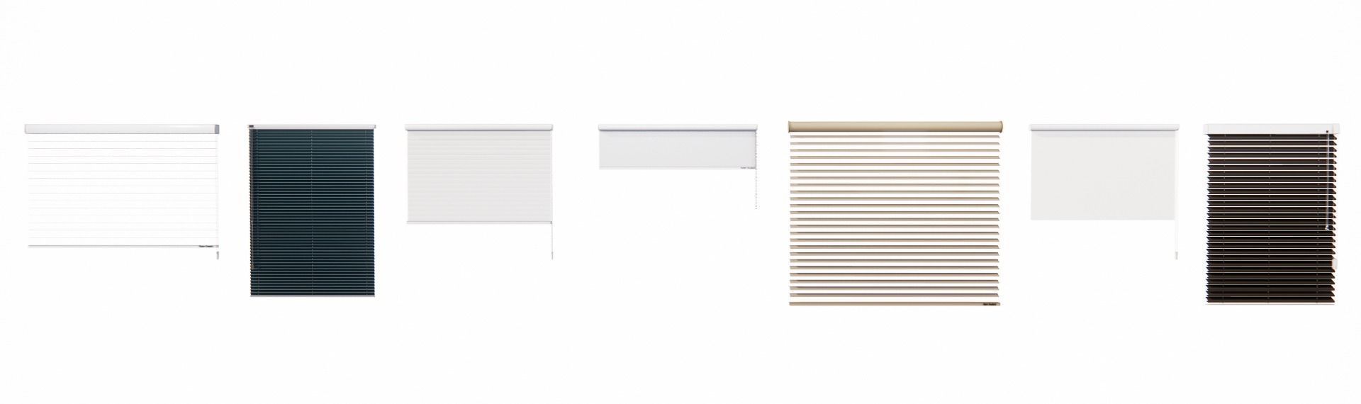 Window blind horizontal hunter douglas 3d model 3D model_8