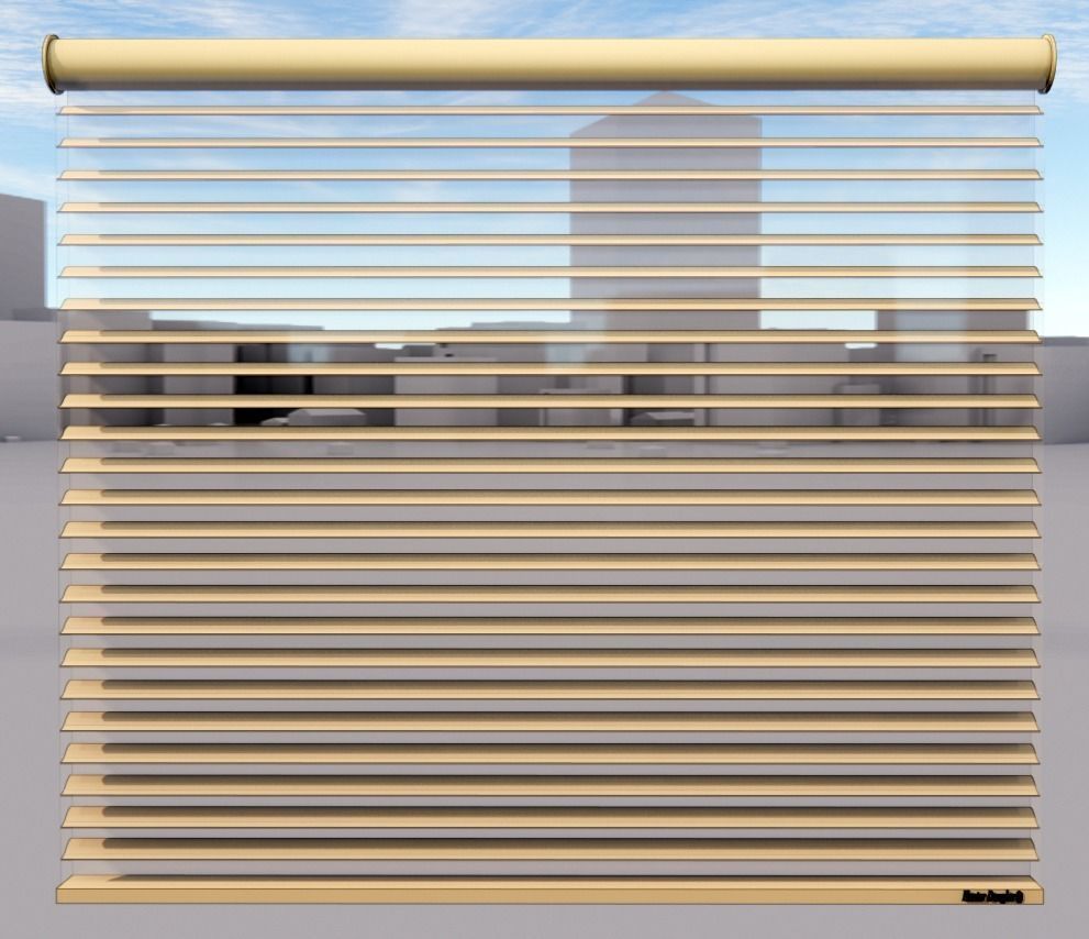 Window blind horizontal hunter douglas 3d model 3D model_4