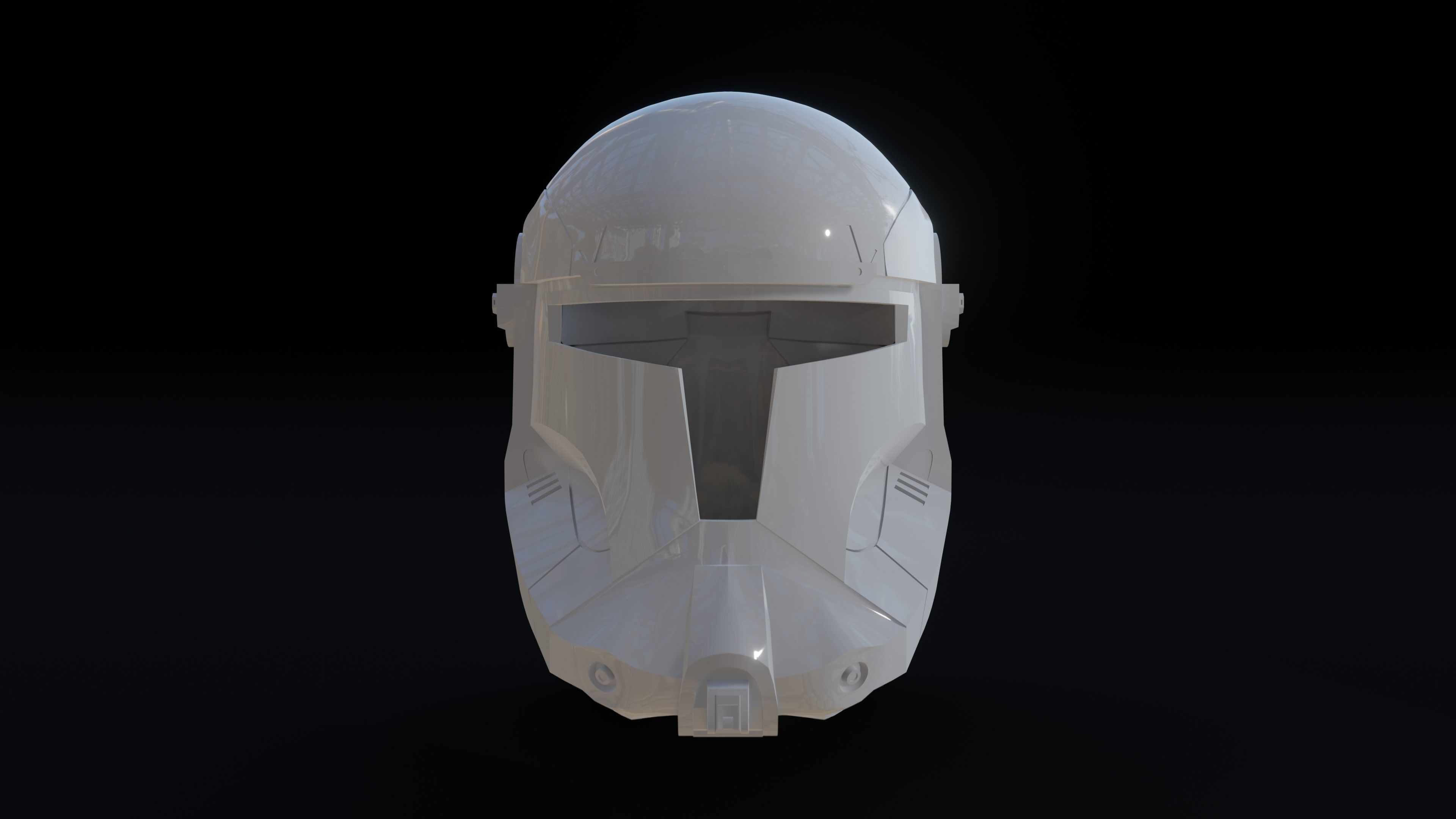 Star Wars Battlefront 2 Clone Commando Helmet 3D Model 3D print model_2