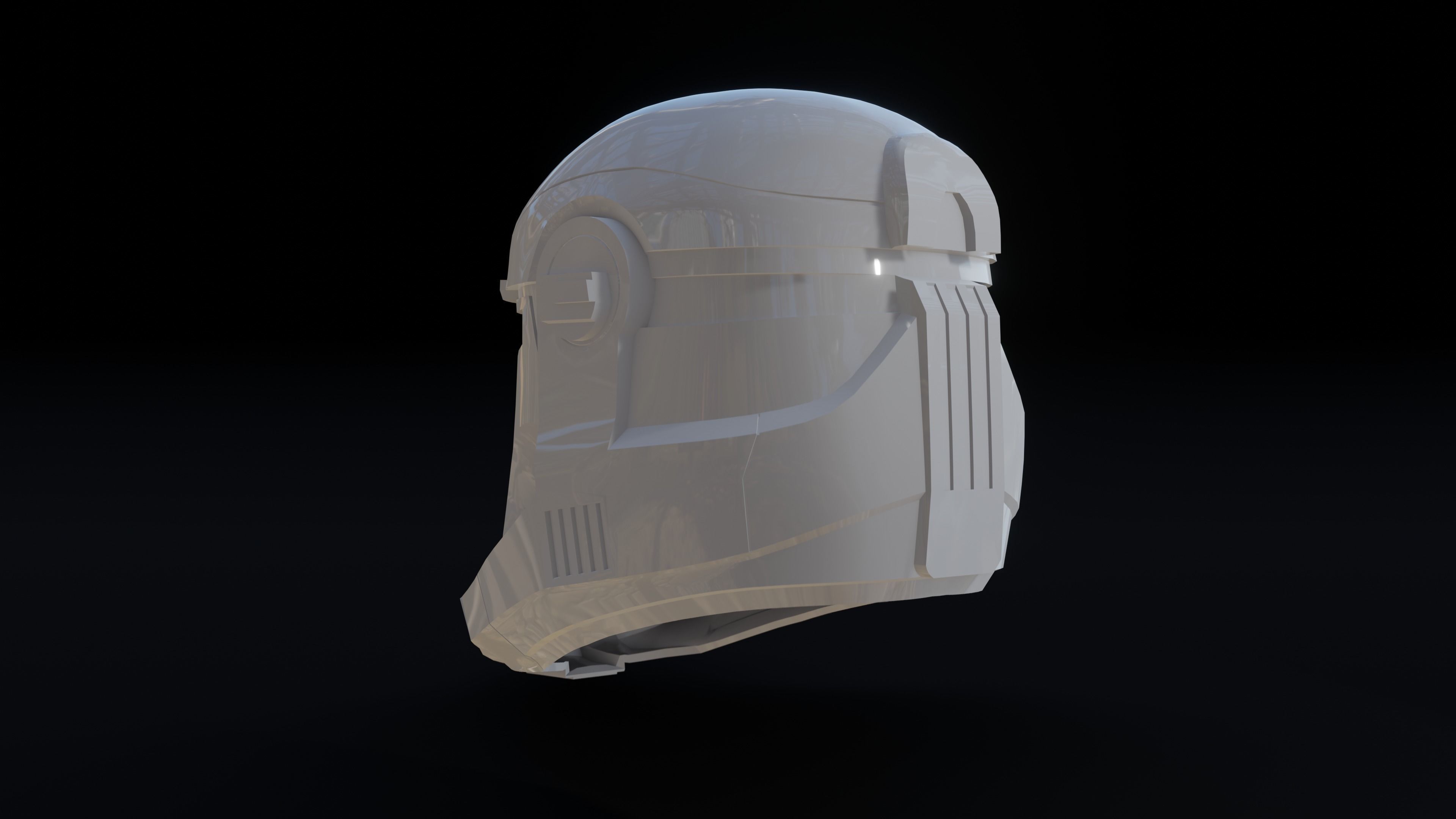Star Wars Battlefront 2 Clone Commando Helmet 3D Model 3D print model_7