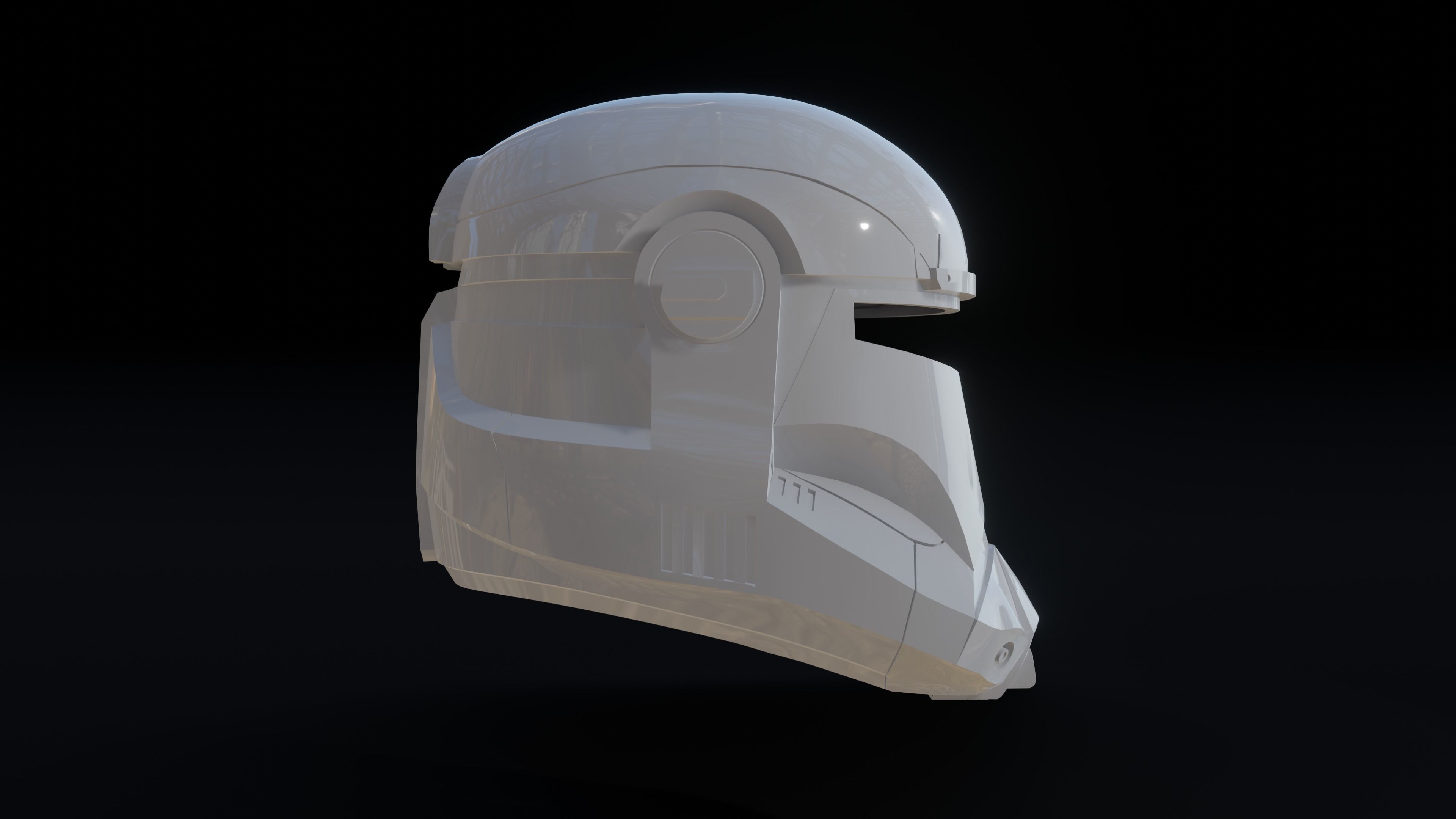 Star Wars Battlefront 2 Clone Commando Helmet 3D Model 3D print model_4