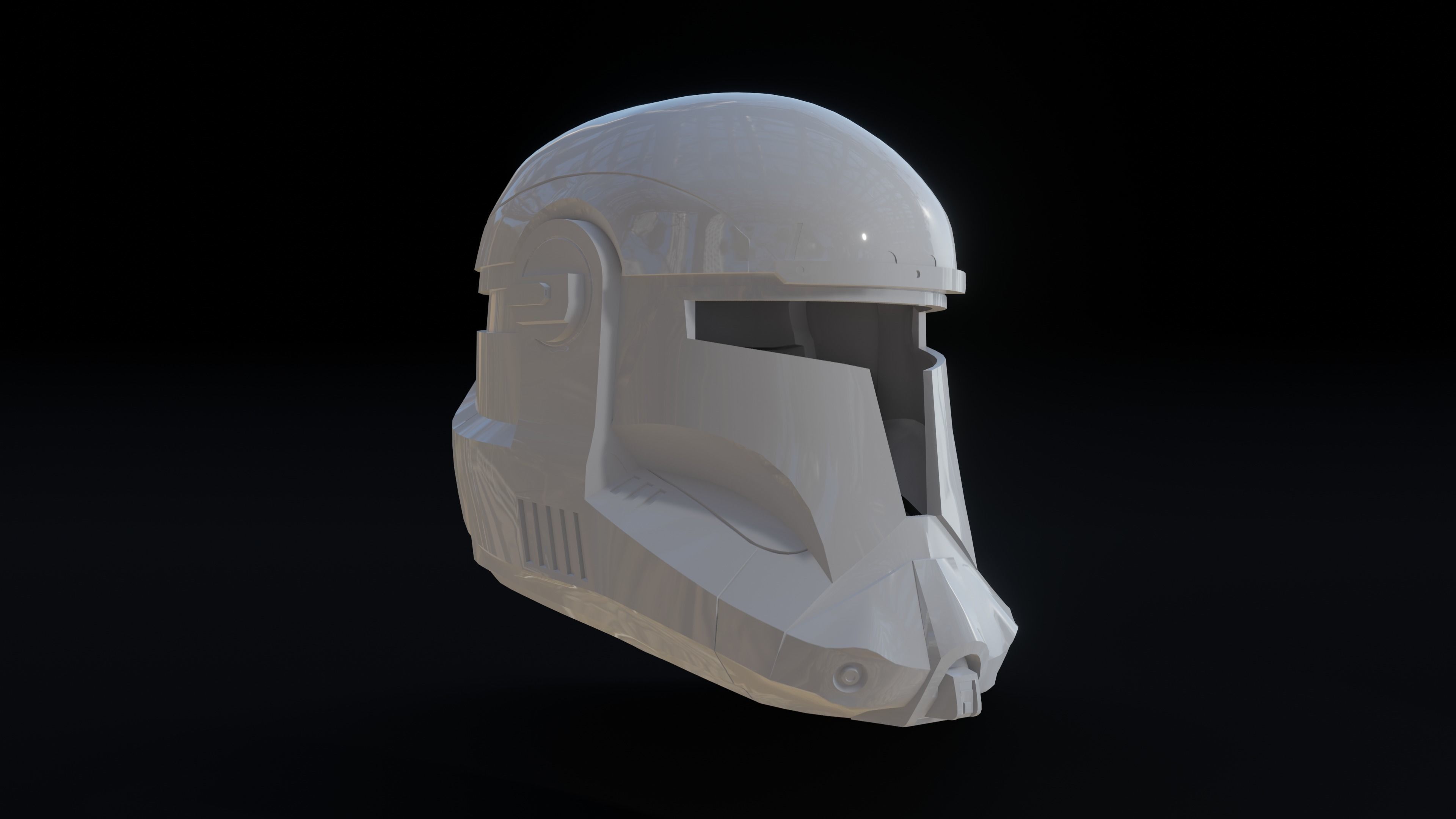 Star Wars Battlefront 2 Clone Commando Helmet 3D Model 3D print model_3