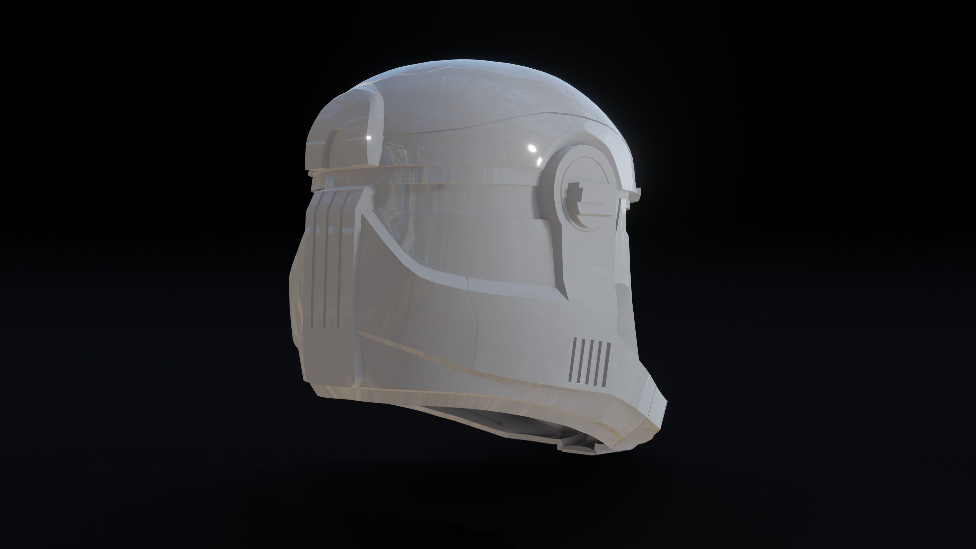 Star Wars Battlefront 2 Clone Commando Helmet 3D Model 3D print model_5