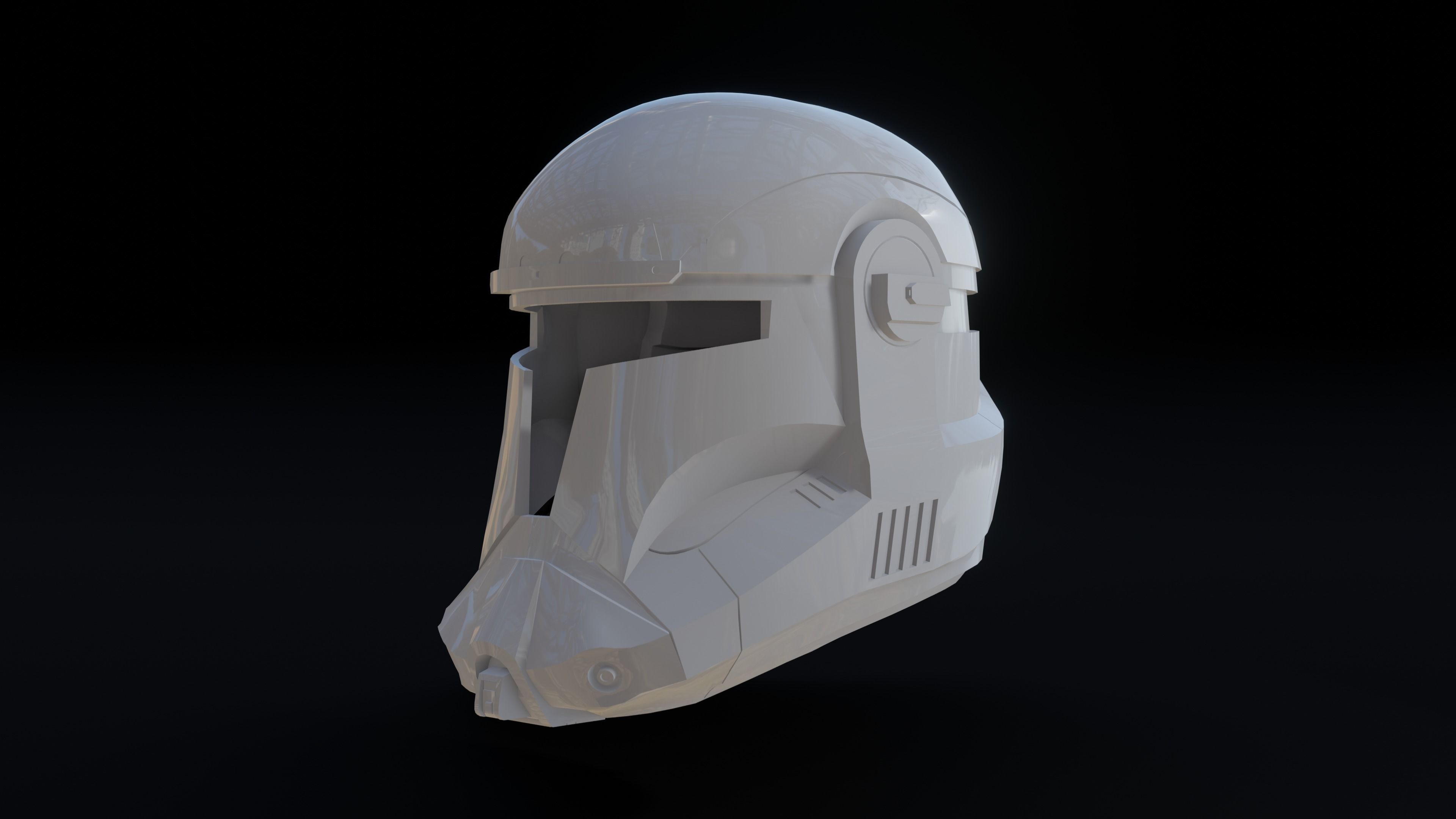Star Wars Battlefront 2 Clone Commando Helmet 3D Model 3D print model_9